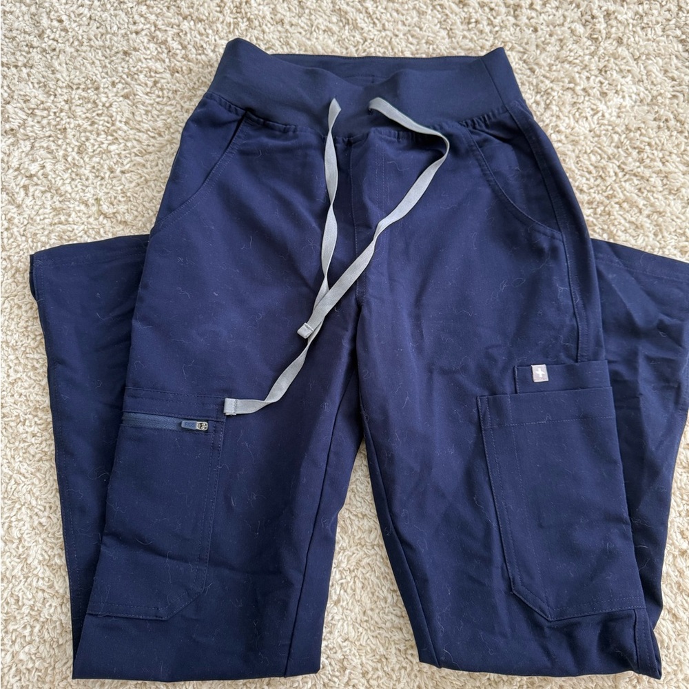 Figs high waisted yolo skinny scrub pants